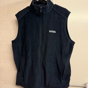 Columbia Men’s Black Fleece Vest - L